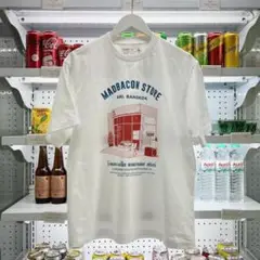 MADBACON Tシャツ　M ホワイトタイ　マッドベーコン