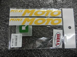 黄 ミニモト レプリカステッカーセット BEETLE MTX mini MOTO BELL MOTO3
