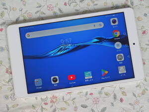 ☆彡 超美品　Huawei 8型タブレット　MediaPad M3 Lite s　701HW　White　SoftBank