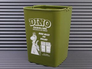 【SINCLAIR DINO・シンクレア】※《ダストボックス10L ／ カーキ》　アメリカン雑貨　ごみ箱　バケツ