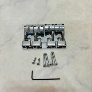 未使用 Gotoh J510BO-4-C Bass Bridge ゴトー ベースブリッジ ブラスサドル クローム