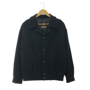 ◆中古品◆ LANVIN ランバン ジャケット ブラック 黒 サイズ48 メンズ カシミヤ テーラーカラー 裾ギャザー V78257NSS