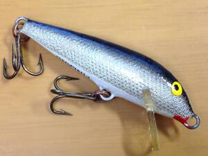 ★RAPALA★　ラパラ　フローティング　F-5　シルバー　印字　フィンランド　#20-656