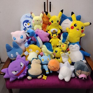 106 ポケモン ぬいぐるみ ピカチュウ ポケットモンスター ミュウ カビゴン まとめ 大量 ゲンガー ポケピース ポッチャマ Pokemon タグ付き