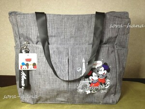 残1 新品 Disney mickey mouse & friends ディズニー ミッキー＆フレンズ トートバック 送料870円