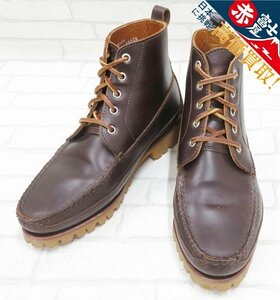 2S8202/HAND SEWING MOCCASIN SHIPS別注 1705 CAMP MOCCASIN BOOTS USA製 ハンドソーイングモカシン シップス チャッカ キャンプモカシンブ