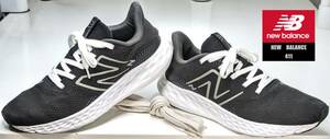 【美品・USED/シームレスメッシュ素材/替紐付き/正規店購入】NEW　BALANCE　411　モデル　メンズ・スポーツシューズ　　 サイズ＝25.5ｃｍ