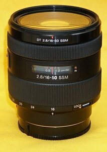 ★一発即決★訳あり★ソニー純正「Aマウント用」DT 16-50mm F2.8 SSM★α77,65,58,55等に★LA-EA1,2,3,4,5にてAF可能です★SAL1650★