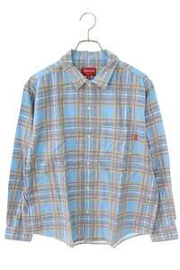 シュプリーム 長袖シャツ 20SS Printed Plaid Shirt サイズ:S チェック柄長袖シャツ 中古 OM10