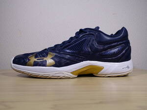 ◇ UNDER ARMOUR アンダーアーマー マイクロ G ニホン プラス LOW【1267778-410】◇ 26.5cm スニーカー ネイビー