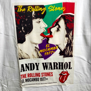 The Rolling Stones ローリングストーンズ バンドTシャツ L◇新品 El Mocambo1977 エルモカンボ アンディウォーホル ANDY WARHOL