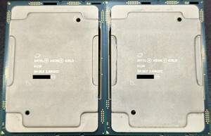 Intel CPU Xeon GOLD 6126 同一バッチナンバー２個セット SR3B3 12C/24T 2.60～3.70GHz Cache 19.25MB DDR4-2666 TDP 125W FCLGA3647