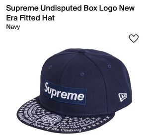 新品未使用Supreme Undisputed Box Logo New Era