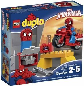 ★送料無料★LEGO DUPLO スパイダーマン　Marvel Spider-Man Web-Bike Workshop Building Set 10607 WLM　レゴ　[並行輸入品] 　