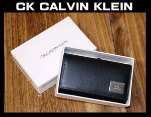 送料無料 特価即決【未使用】 CK CALVIN KLEIN ★ 牛革 小銭入れ+キーケース レジンⅡ ★ カルバンクライン 税込定価1万4300円 826652