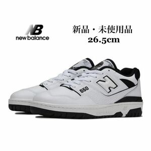 NEWBALANCE ニューバランス BB550 HA1 ホワイト ブラック メンズ スニーカー 26.5cm