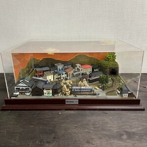 完成品 講談社 Nゲージ 『昭和の鉄道模型をつくる』 面影駅 面影橋町 ジオラマ ミニチュア 鉄道 模型 街並み　現状品