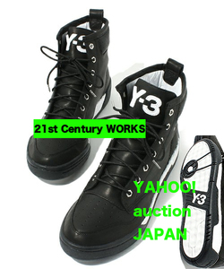 Y-3 HAYWORTH HIGH ブーツ 黒/白 27.0