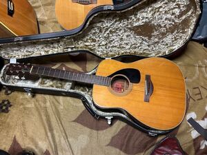 71年製・爆鳴り・名器・YAMAHA FG-180 赤ラベル・ゆず・リッターＧIGケース付き・調整済み・激安・ヤマハ・ビンテージ・鳴りすぎの１本。