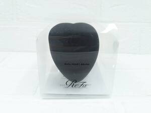  1000円～【未使用】リファ ReFa ハートブラシ マットブラック ヘアブラシ