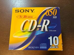 ☆★SONY（太陽誘電） 貴重品 国産CD-R 650MB 10枚★☆