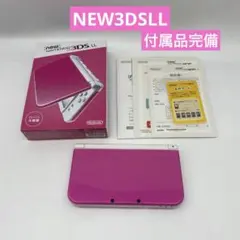 【動作品】Newニンテンドー3DSLL ピンクホワイト