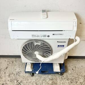 202＊中古品 Panasonic エオリア ルームエアコン おもに6畳用 2.2kW ナノイーX 空気清浄 CS-J220D-W 2020年製 リモコン付き 動作確認済み＊