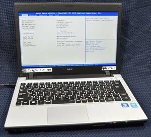 起動確認のみ(ジャンク扱い) NEC VK25LC-M CPU:i3-4100M RAM:4G HDD:無し (管:KP243