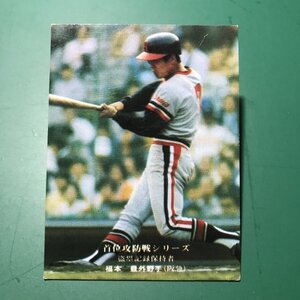 1975年　カルビー　プロ野球カード　75年　935番　阪急　福本　　　【管理878】