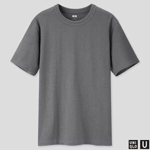 送料無料● 新品●UNIQLO U ルメール　クルーネックTシャツ　4XL グレー