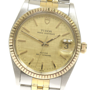 チュードル TUDOR 74033 プリンス オイスターデイト YGベゼル cal.2824-2 自動巻き メンズ _826106