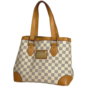 ルイ・ヴィトン Louis Vuitton ハムステッド PM 肩掛け ハンドバッグ トートバッグ ダミエアズール ホワイト N51207 レディース 【中古】