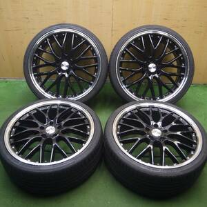 *送料無料* 4本価格★632 LOXARNY MULTI FORCHETTA 225/35R20 ウィンラン R330 ロクサーニ マルチフォルケッタ PCD114.3/5H★4050103Hノ