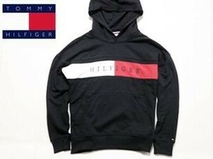 新品◆トミーヒルフィガー スウェットパーカ プルオーバーパーカー 紺 Mサイズ◆tommy hilfiger フラッグロゴ