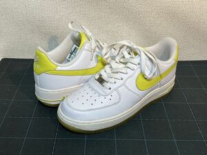 ♪271 新品未使用 NIKE AIR FORCE 1 24.5cm スニーカー 靴 ナイキ エア フォース1 メンズ レディース ホワイト ファッション お洒落