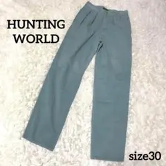 HUNTING WORLD パンツ 青 ハンティングワールド ブルー チノパン