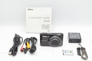 【適格請求書発行】美品 Nikon ニコン COOLPIX S6400 コンパクトデジタルカメラ ブラック【アルプスカメラ】241025r