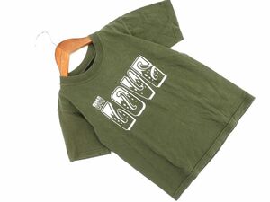 ネコポスOK アナスイ プリント Tシャツ sizeXXS/カーキ ■◆ ☆ eec2 レディース