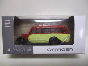 ★超レア　稀少★CITROEN★シトロエン　U23 Autocar 1947★バス オリジンミニカー★ NOREVノレブ社製★1/87★新品・未使用品★