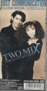 TWO-MIX, JUST COMMUNICATION, 新機動戦記・ガンダムW、短冊CD,8cmCD,アニメ、mg00003