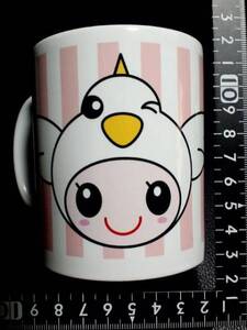 非売品☆陶器製☆平和堂☆ハトッピーちゃんマグカップ☆ピンク☆残1