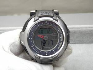 CASIO PROTREK TOUGH SOLAR 2766 PRG-60TJ プロトレック タフソーラー 約110g 稼働現状品 売り切り