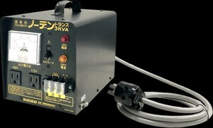 未使用 SUZUKID スター電器 ノーデントランス 3KVA 変圧器 農事用 大出力端子付 100/200V兼用昇、降圧兼用変圧器 SNT-312型