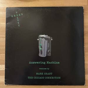 レコード ☆★ 中古 Green Velvet Answering Machine (Remixes) ※他１枚での出品のレコードとのみ４枚まで同梱可