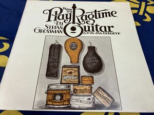 Stefan Grossma★中古2LP/UKオリジナル盤タブ譜付「ステファン・グロスマン～How To Play Ragtime Guitar」