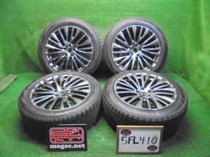 5FL410 D2)) 送料無料 バリ山 イボ有 2023年製 235/50 255/45R20 iceGUARD iG70 スタッドレス+美品 レクサスRZ純正 アルミホイールセット