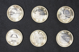 平成27年 Japanese 47 prefectures coin program 五百円貨幣 6枚セット