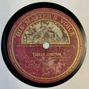 GLENN MILLER AND HIS ORCHESTRA / KING PORTER STOMP /TUXEDO JUNCTION (HMV E.A 2541)　SP盤 　78rpm 　JAZZ 《豪》