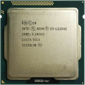 【中古パーツ】複数購入可 CPU Intel Xeon E3 1225v2 3.2GHz TB 3.60GHz SR0PJ Socket FCLGA1155 4コア4スレッド 動作品 サーバー用