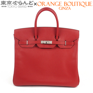 101755559 エルメス HERMES オータクロア 36 □K刻印 ルージュヴィフ シルバー金具 エプソン ハンドバッグ レディース